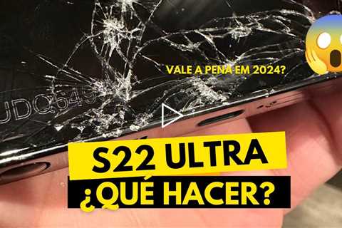 ¡Cómo solucionar el problema celular con la pantalla rota! Reemplazo de pantalla Samsung S22 Ultra