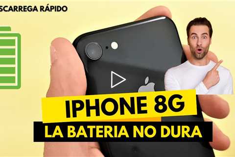 ¿El iPhone 8 se descarga rápido? ¡Descubre lo que está pasando!