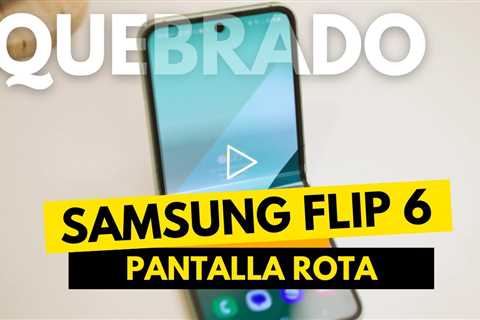 ¡INCREÍBLE! ¡NUEVO LANZAMIENTO SAMSUNG GALAXY Z FLIP 6 CON PANTALLA ROTO! CAMBIO DE PANTALLA