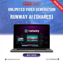 Runway Ai Video Generator Unlimited Plan Shared Account
