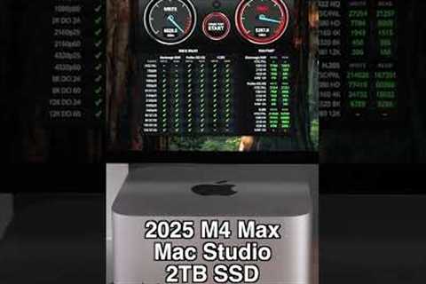 M4 Max Mac Studio Internal SSD Disk Speed Test: 2TB 64GB Ram M4 Max