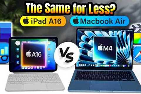 Can a $349 iPad A16 Replace a $999 MacBook Air M4?