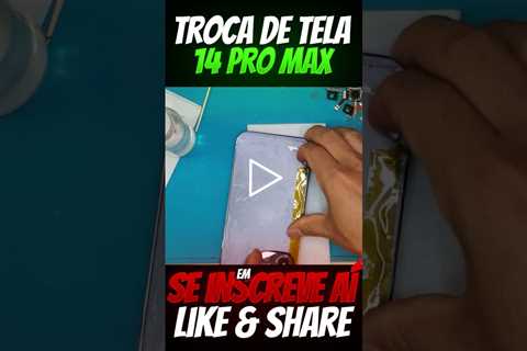 iPhone 14 Pro Max com Tela Quebrada e Bateria Ruim! Veja o Conserto Completo!