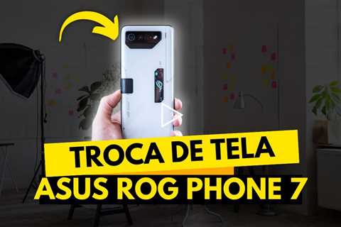 ROG Phone 7 com Tela Quebrada! Vale a Pena Consertar? Veja o Resultado Final!