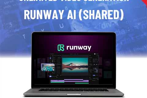 Runway Ai Video Generator Unlimited Plan Shared Account