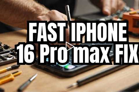 iPhone 16 Pro Max Screen Repair in Sydney – Fast, Reliable, and Expert Service Today