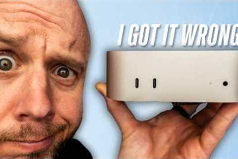 The M4 Mac mini - I got it WRONG!