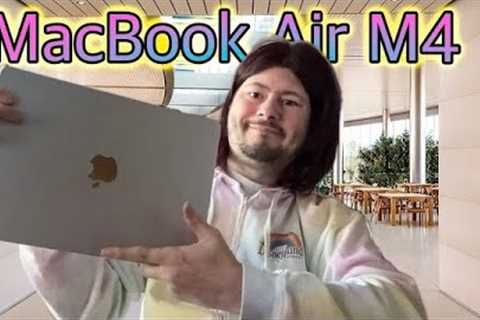 Unboxing the Stunning NEW Sky Blue MacBook Air M4!
