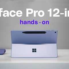 Surface Pro 12 hands-on: Microsoft''s smaller, redesigned tablet