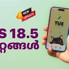 iOS 18.5 update changes in Malayalam