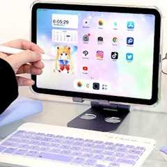 IPad mini 6 and accessories unboxing -  drawing test, ios 15 setup, and more *really aesthetic*