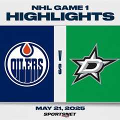 NHL Game 1 Highlights | Oilers vs. Stars - May 21, 2025