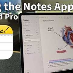How to get the most out of the Notes app on iPad Pro! (Note taking tips and tricks!)