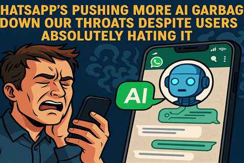 WhatsApp's pushing MORE AI garbage down our throats despite users absolutely hating it