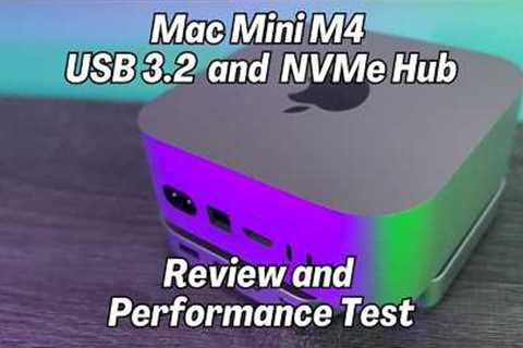 Mac Mini M4 Hub from Minisopuru - SSD Enclosure Test and Review