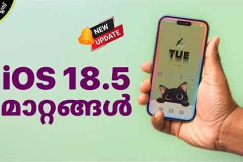 iOS 18.5 update changes in Malayalam