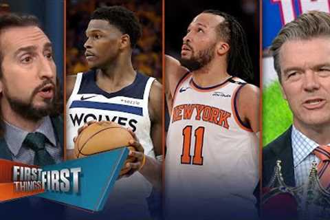 Brunson is above Haliburton, Ant-Man misses top of Nick''s Conference Final Hill | FIRST THINGS..