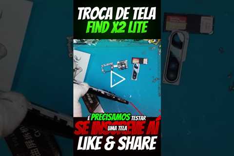 Deu Ruim! OPPO Find X2 Lite com a Tela Estilhaçada – Veja a Transformação!