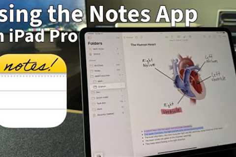 How to get the most out of the Notes app on iPad Pro! (Note taking tips and tricks!)