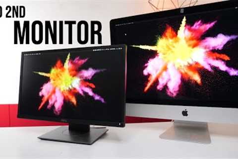 How To Add A Extra Monitors On A iMac