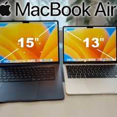 MacBook Air 13 vs. Macbook Air 15 - Which is the right size?