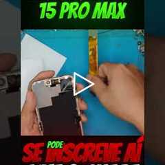 🔧 iPhone 15 Pro Max com Tela Quebrada: Será Que Ainda Tem Salvação? 😱 Conserto Passo a Passo!