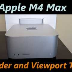 Apple Mac Studio M4 Max Rendering Test | Blender, Cinebench 24