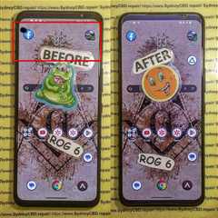 Asus ROG Phone 6 screen replacement cost comparison