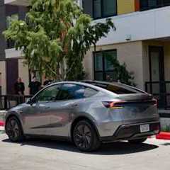 World''s First Autonomous Delivery of a Car | Tesla