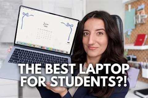 The BEST Laptop For Students? 👀 (MacBook Air UNBOXING & first impressions) ✨