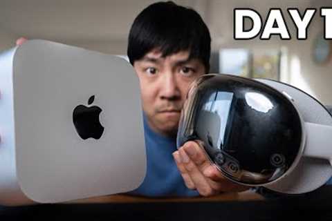 I tried M4 Mac Mini with Vision Pro only