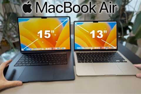 MacBook Air 13 vs. Macbook Air 15 - Which is the right size?