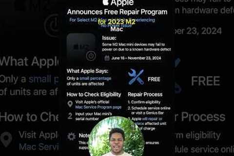 How to Get Free Repair for M2 Mac mini Not Powering On 💻🔧