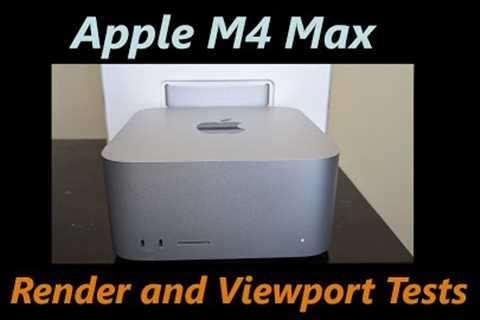 Apple Mac Studio M4 Max Rendering Test | Blender, Cinebench 24