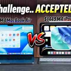iPadOS 26 iPad vs $850 M4 MacBook Air - The WISE Choice?