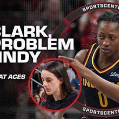 Indiana Fever BEATS Aces for the first time since 2019 😱 ''THEY WREAKED HAVOC'' - Carolyn Peck | SC