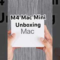 M4 Mac Mini Unboxing. #m4macmini #apple #unboxing #macmini