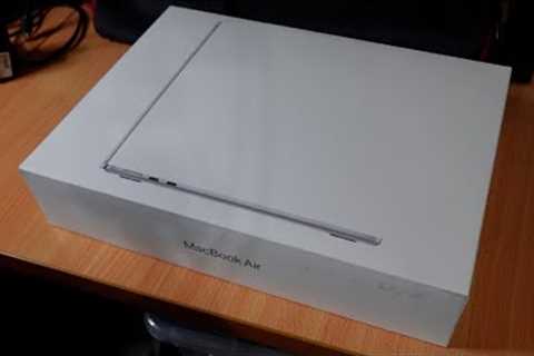 M4 MacBook Air Unboxing and Setup Montage