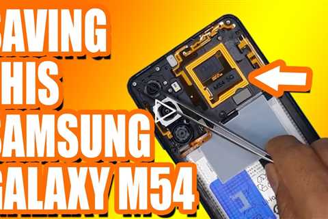 A UNIQUE GALAXY MODEL! Samsung Galaxy M54 5G Screen Replacement | Sydney CBD Repair Centre