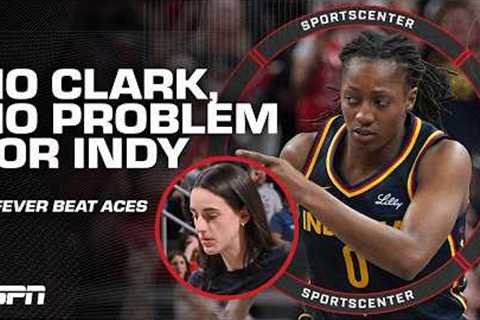 Indiana Fever BEATS Aces for the first time since 2019 😱 ''THEY WREAKED HAVOC'' - Carolyn Peck | SC