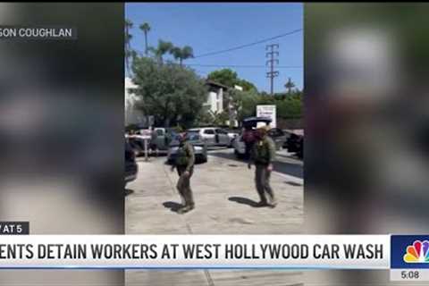 Fourth of July immigration operation strikes West Hollywood car wash