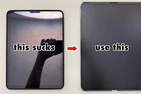 Best Screen Protector for iPad Matte Glass | Nano Glass Alternative | After 6 Month Artist Review