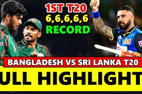 Sri Lanka vs Bangladesh 1st T20 Full Match Highlights 2025