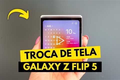 💥 Galaxy Z Flip 5 QUEBROU! Veja o Resultado Surpreendente do Conserto!