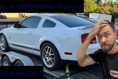 Buying the CHEAPEST GT500 in the country!!!! Worth it????
