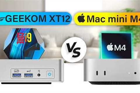 Can This TINY PC Beat the Mac Mini M4? - INTEL i9 GEEKOM XT 12 Pro