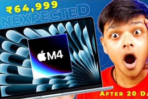 ₹65,000 - Macbook Air M4 Review After 20 Days Best or Worst Laptop ? 🤯