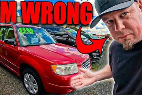 I''M WRONG About The Car Market And My Dealership