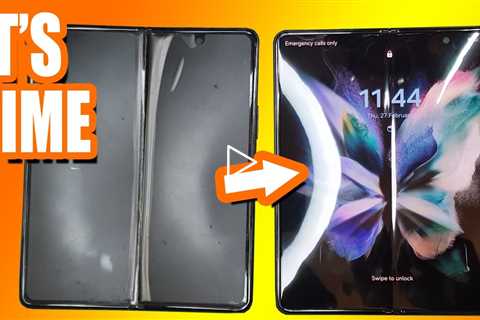 A FIRST IN THE SHOP! Samsung Galaxy Z Fold 3 Screen Replacement | Sydney CBD Repair Centre