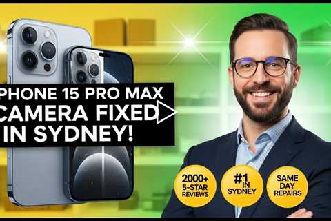 Water Damaged Apple iPhone 15 Pro Max Camera Repair in Sydney This Spring
